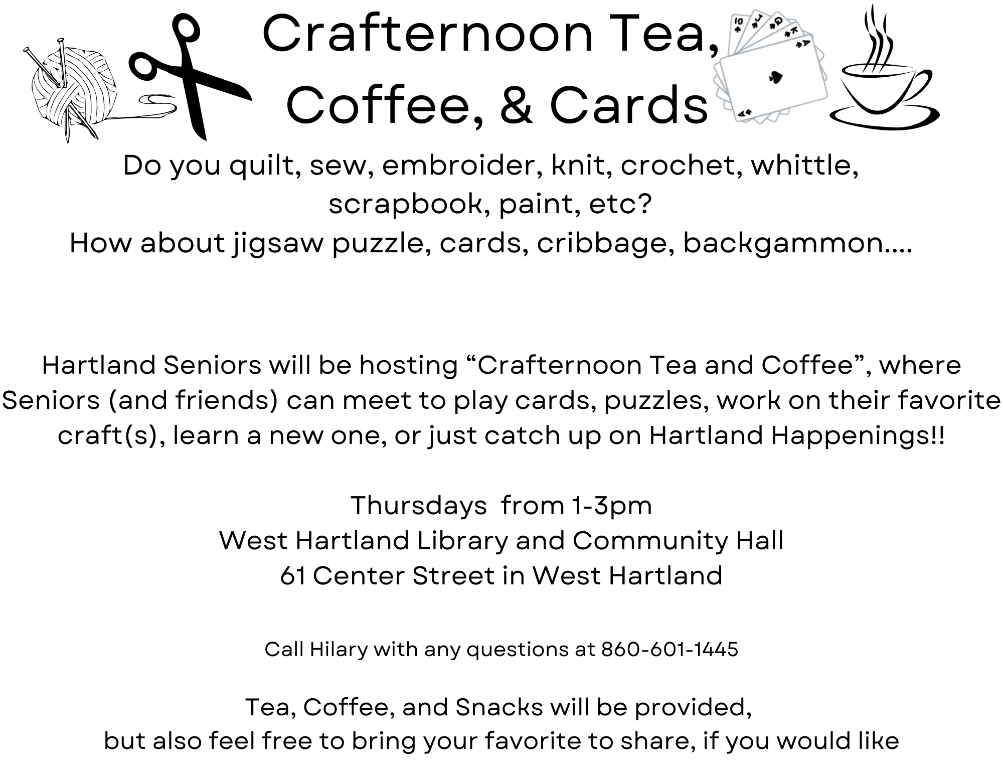 Carfternoon Tea Coffee Cards